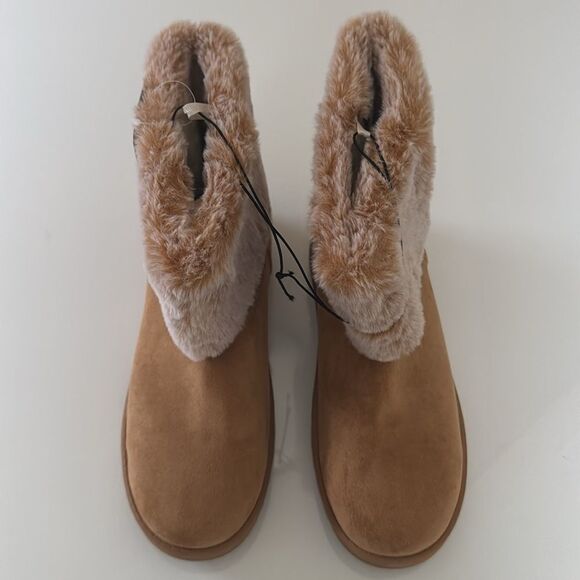 Arizona Fleece Boots Womens 10 Brown Sherpa - Picture 2 of 5